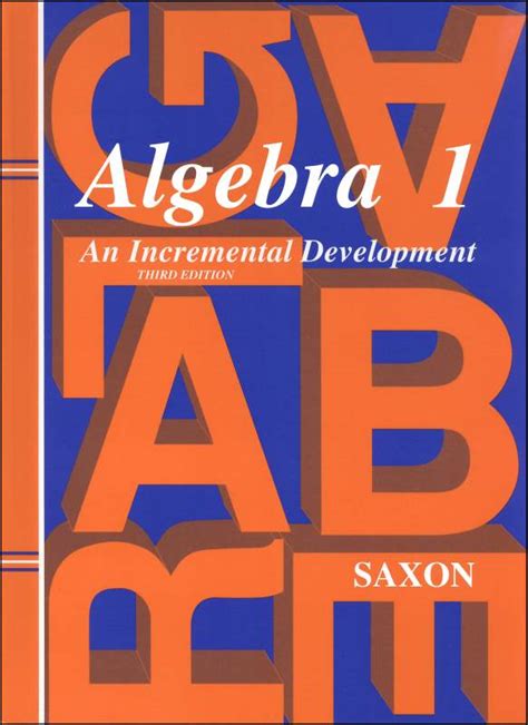 The focus on providing teachers with strategies for developing an understanding of HOW and WHY <b>math</b> works builds a solid foundation for higher-level mathematics. . Saxon math algebra 1